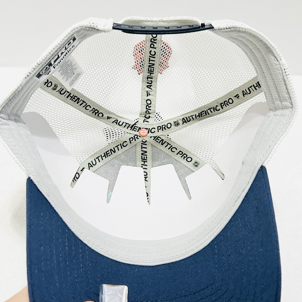 Fanatics Seattle Kraken Authentic Pro Trucker Hat Cap‎ Adjustable Snap Blue NHL - Picture 5 of 5